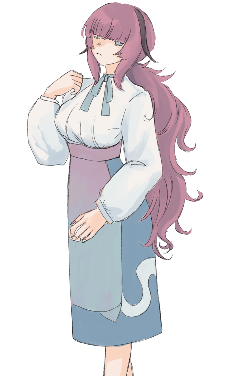 Visuel du personnage de Nui la serveuse mystérieuse